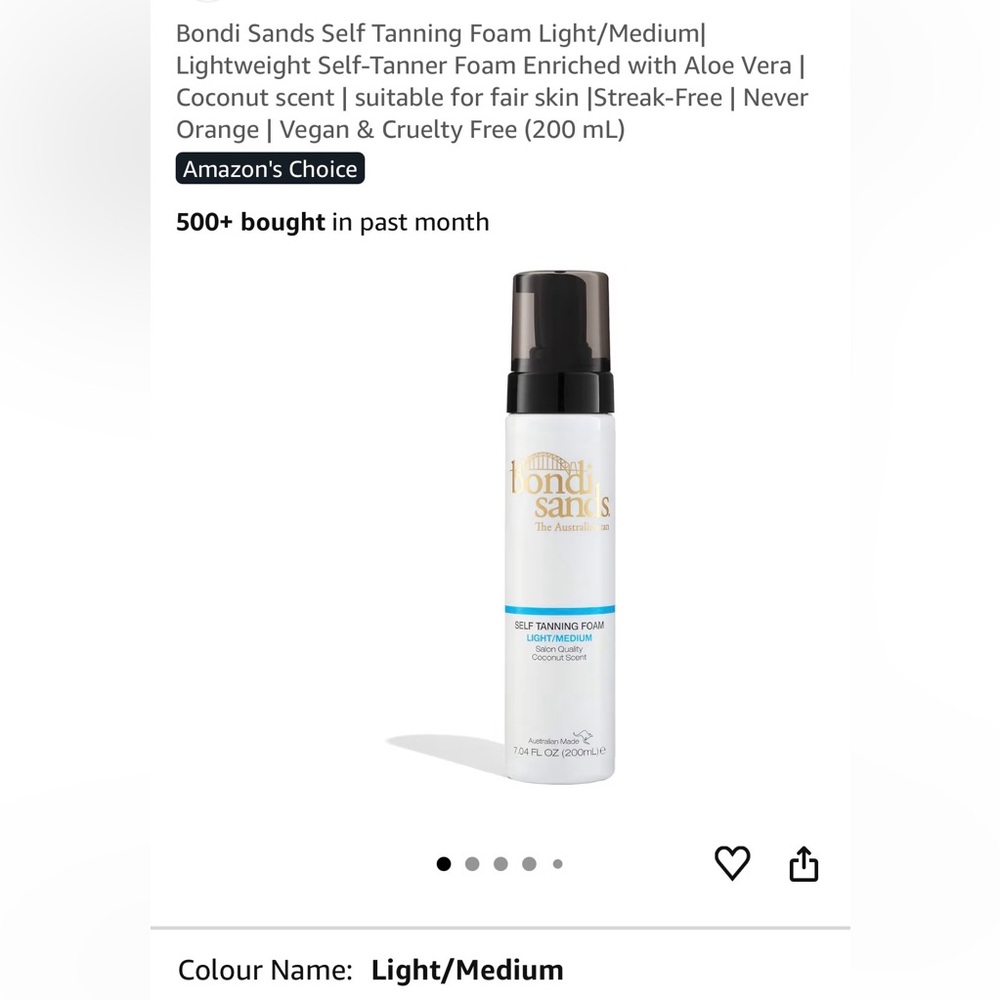 Bondi Sands Self Tanning Foam - Light Medium